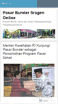 Mobile Screenshot of pasarbundersragen.wordpress.com