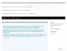 Tablet Screenshot of imagesaunaturel.wordpress.com