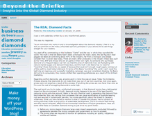 Tablet Screenshot of beyondthebriefke.wordpress.com