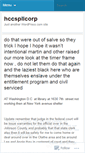 Mobile Screenshot of hccspllcorp.wordpress.com