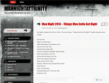 Tablet Screenshot of mannightattrinity.wordpress.com