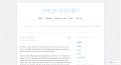 Desktop Screenshot of designanddish.wordpress.com