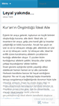 Mobile Screenshot of leyaldergisi.wordpress.com