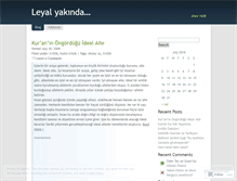 Tablet Screenshot of leyaldergisi.wordpress.com