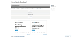 Desktop Screenshot of bandedessinee.wordpress.com