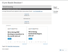 Tablet Screenshot of bandedessinee.wordpress.com