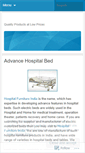 Mobile Screenshot of hospitalfurnitureindia.wordpress.com