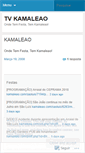 Mobile Screenshot of kamaleao.wordpress.com