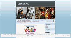 Desktop Screenshot of ninosdelacalle.wordpress.com