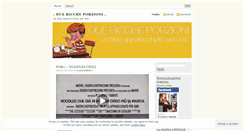Desktop Screenshot of duericcheporzioni.wordpress.com