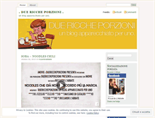 Tablet Screenshot of duericcheporzioni.wordpress.com