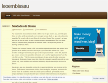 Tablet Screenshot of leoembissau.wordpress.com