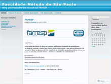 Tablet Screenshot of famesp.wordpress.com