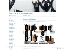 Tablet Screenshot of fersenundweisskoeppel.wordpress.com