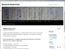 Tablet Screenshot of deutschdidaktisch.wordpress.com