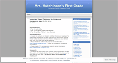 Desktop Screenshot of maryhutchinson.wordpress.com