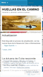 Mobile Screenshot of huellasenelcamino.wordpress.com