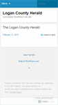 Mobile Screenshot of logancountyherald.wordpress.com