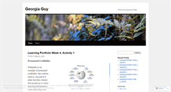 Desktop Screenshot of georgiakguy.wordpress.com