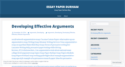 Desktop Screenshot of epdurham.wordpress.com