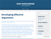 Tablet Screenshot of epdurham.wordpress.com