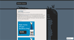 Desktop Screenshot of blakegoss.wordpress.com