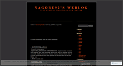 Desktop Screenshot of nagore92.wordpress.com