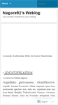 Mobile Screenshot of nagore92.wordpress.com