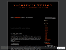 Tablet Screenshot of nagore92.wordpress.com