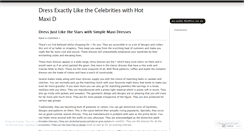 Desktop Screenshot of maxidresses11.wordpress.com