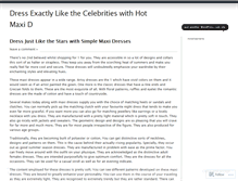 Tablet Screenshot of maxidresses11.wordpress.com