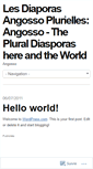 Mobile Screenshot of angosso.wordpress.com