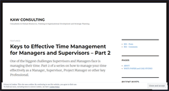 Desktop Screenshot of kawconsulting.wordpress.com
