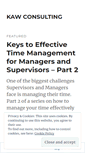 Mobile Screenshot of kawconsulting.wordpress.com