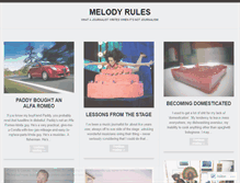 Tablet Screenshot of melodyrules.wordpress.com