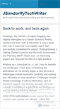 Mobile Screenshot of jsandorffytechwriter.wordpress.com
