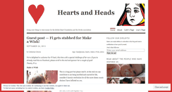 Desktop Screenshot of heartsandheads.wordpress.com