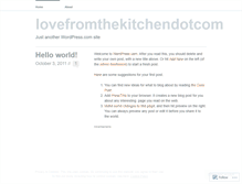 Tablet Screenshot of lovefromthekitchendotcom.wordpress.com