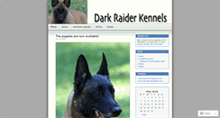 Desktop Screenshot of darkraiderkennels.wordpress.com