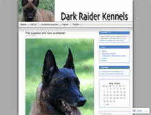 Tablet Screenshot of darkraiderkennels.wordpress.com