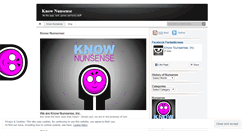 Desktop Screenshot of knownunsense.wordpress.com