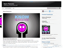 Tablet Screenshot of knownunsense.wordpress.com