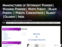 Tablet Screenshot of detergentpowder.wordpress.com