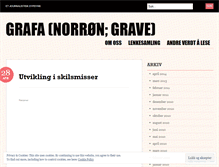 Tablet Screenshot of graverne.wordpress.com