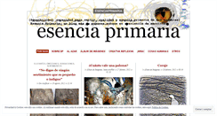 Desktop Screenshot of esenciaprimaria.wordpress.com