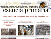 Tablet Screenshot of esenciaprimaria.wordpress.com