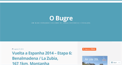 Desktop Screenshot of bugre.wordpress.com