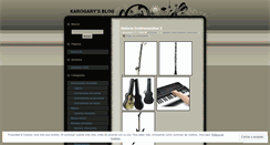 Desktop Screenshot of karogary.wordpress.com