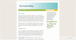 Desktop Screenshot of carticel.wordpress.com