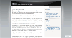 Desktop Screenshot of agilenet.wordpress.com